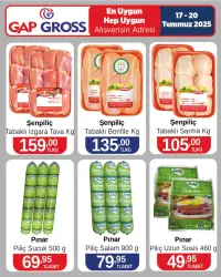 Gap Gross Market 17 Temmuz 2025 kataloğu