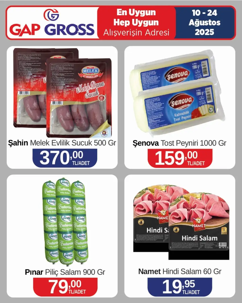 Gap Gross Market 10 Ağustos 2025 kataloğu - Sayfa 2