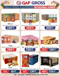 Gap Gross Market 4 Eylül 2025 kataloğu