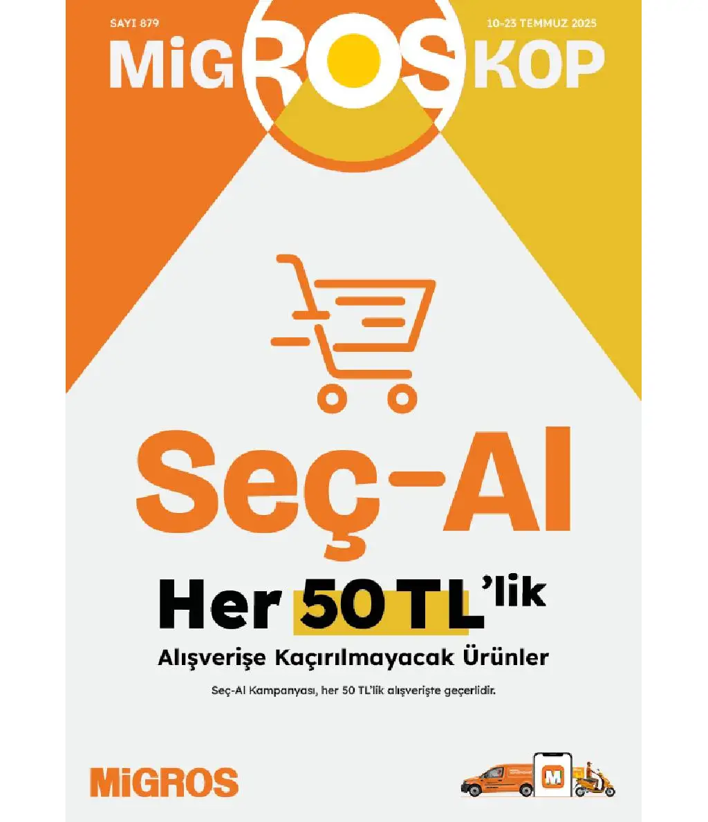Migros 10 Temmuz 2025 Kataloğu - Sayfa 1
