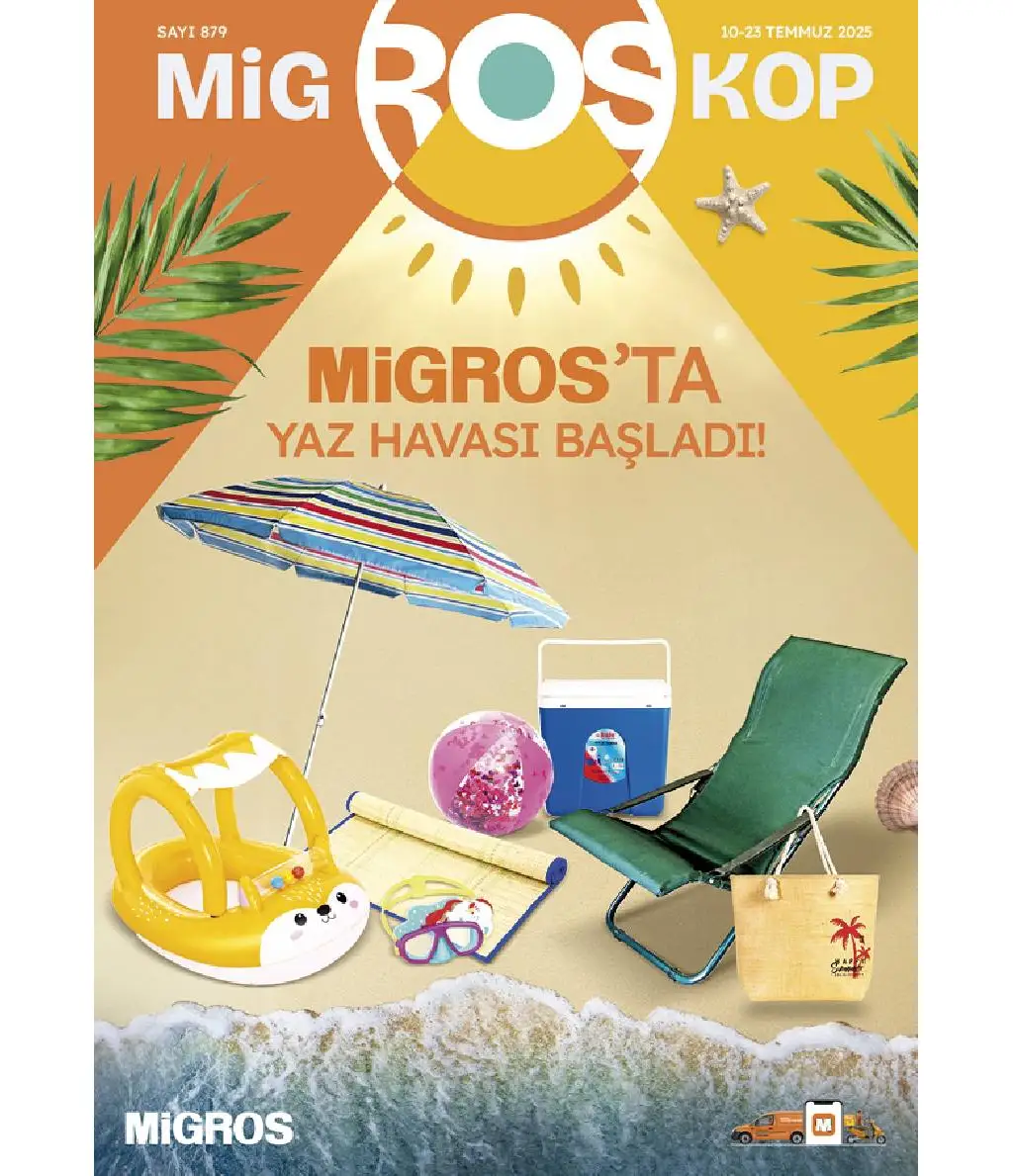 Migros 10 - 23 Temmuz 2025 Yaz kampanyası Kataloğu - Sayfa 1