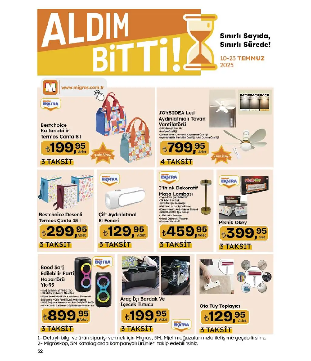 Migros 10 - 23 Temmuz 2025 Yaz kampanyası Kataloğu - Sayfa 2