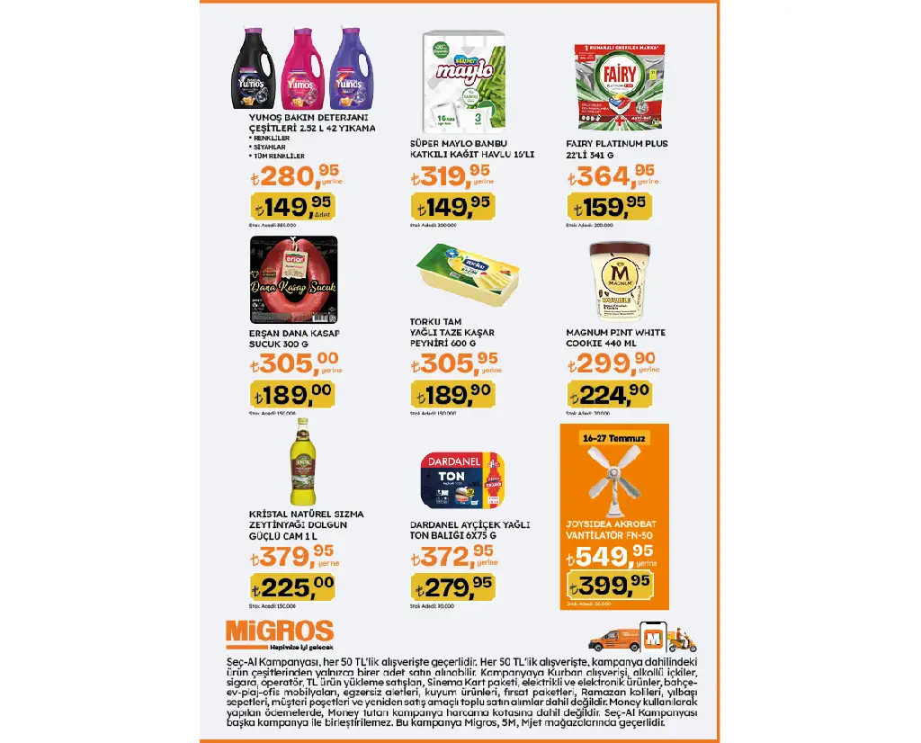 Migros 24 Temmuz 2025 Kataloğu - Sayfa 3