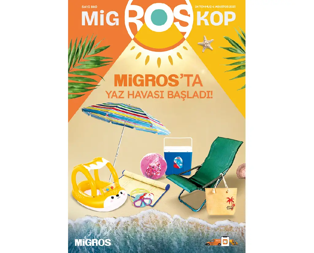 Migros 24 Temmız 2025 Yaz Kampanyası Kataloğu - Sayfa 1