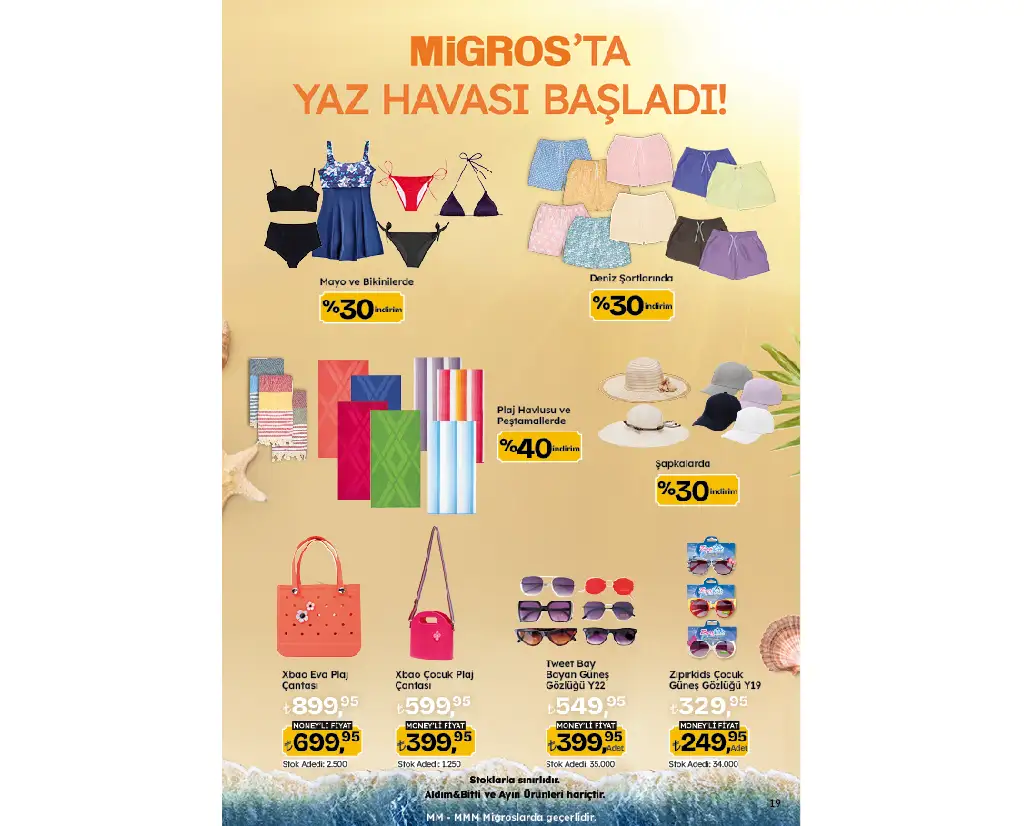 Migros 24 Temmız 2025 Yaz Kampanyası Kataloğu - Sayfa 1