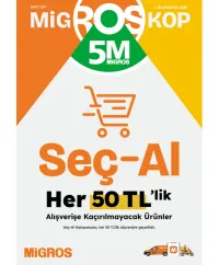 5M Migros Broşürü 7 Ağustos 2025 