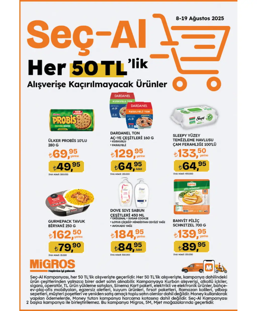 5M Migros Broşürü 7 Ağustos 2025  - Sayfa 2