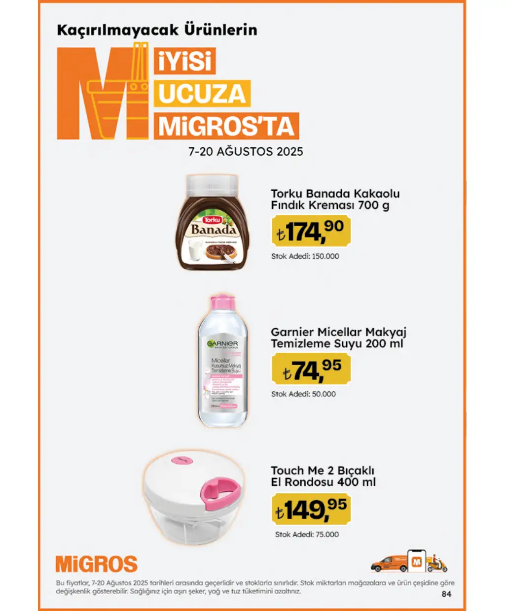 5M Migros Broşürü 7 Ağustos 2025  - Sayfa 6