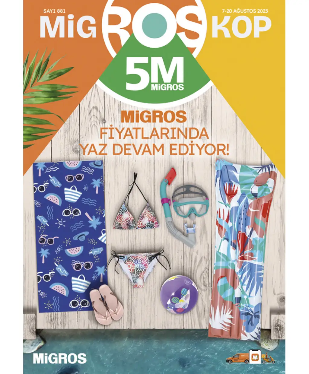 5M Migros Broşürü 7 Ağustos 2025  - Sayfa 1