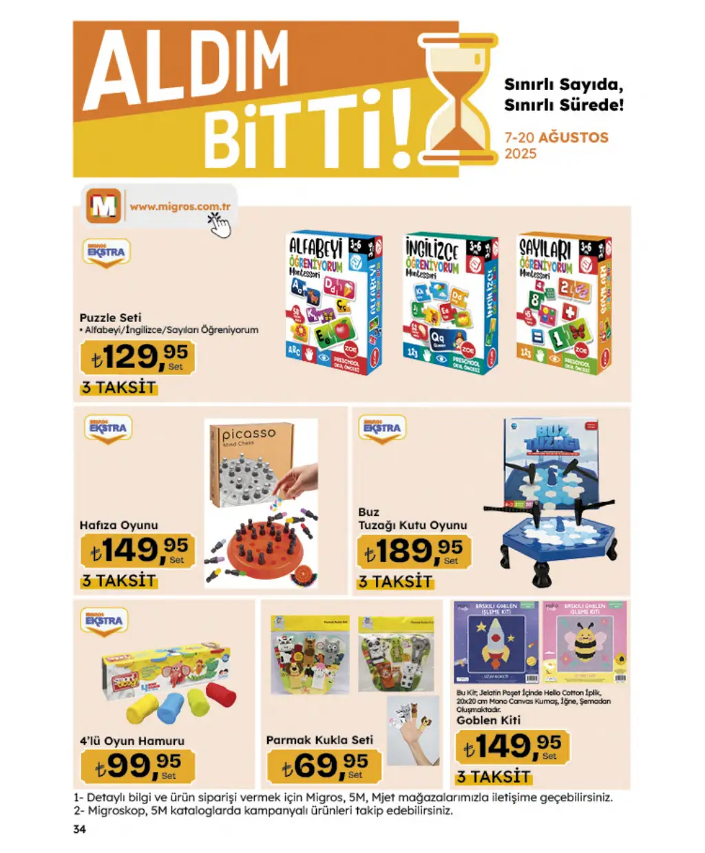 5M Migros Broşürü 7 Ağustos 2025  - Sayfa 4