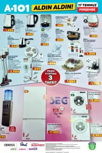 A101 17 Temmuz 2025 Kataloğu