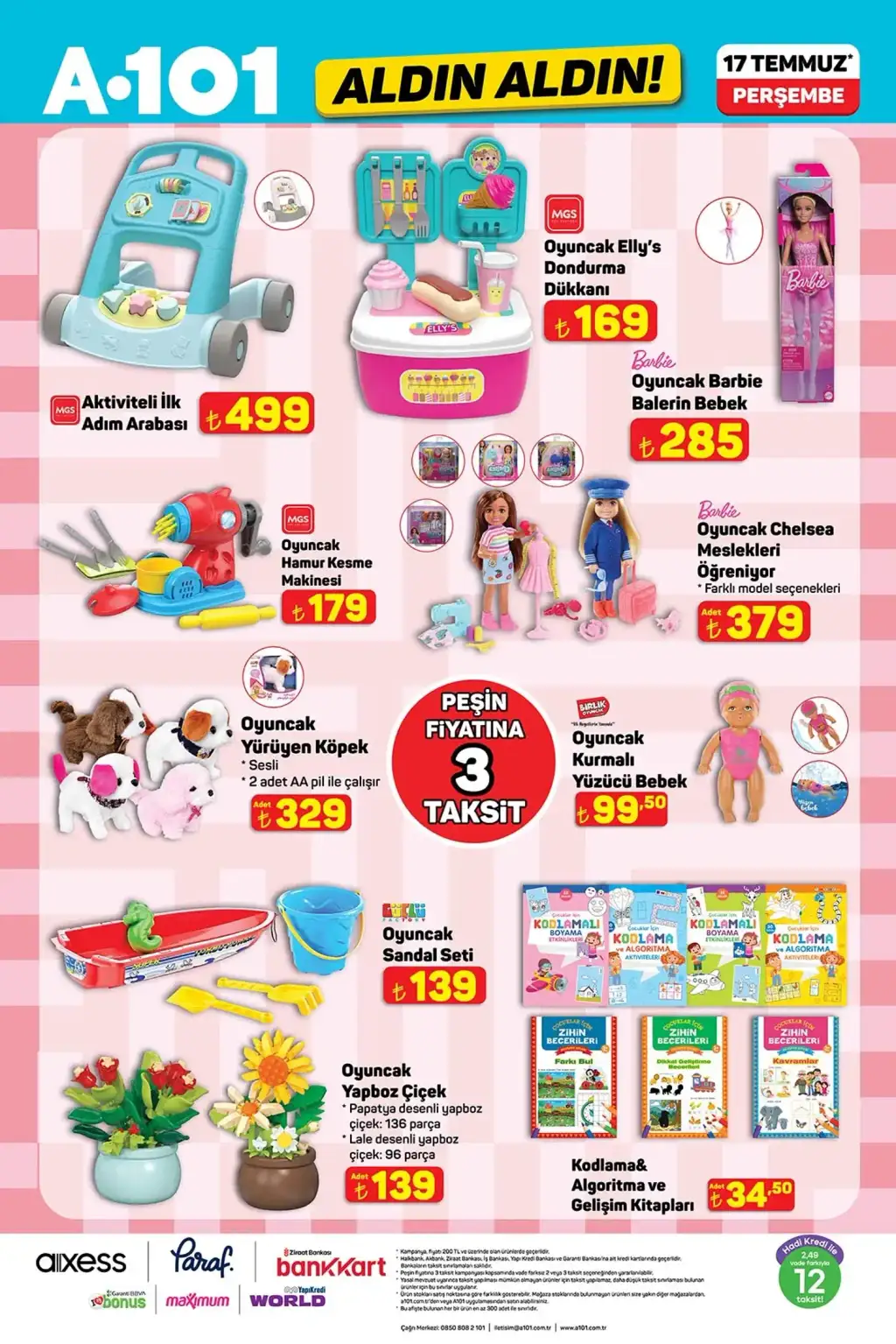 A101 17 Temmuz 2025 Kataloğu - Sayfa 1