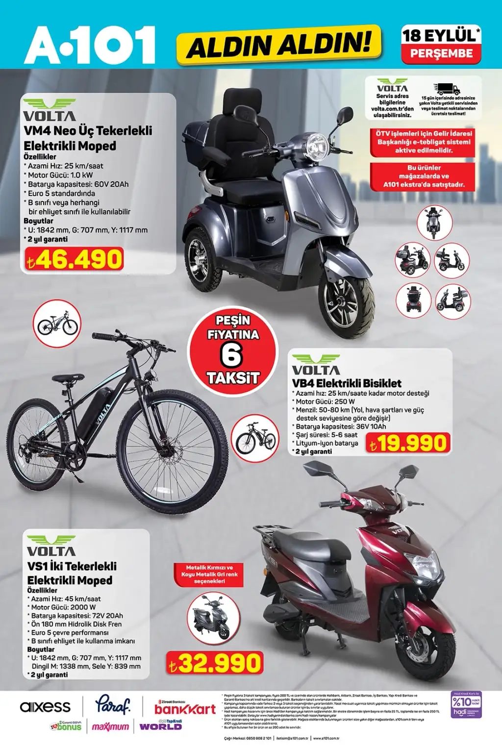 A101 18 Eylül 2025 Kataloğu - Sayfa 1