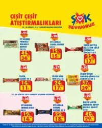 Şok Çeşit Çeşit Atıştırmalıklar Kampanyası ( 22-28 Ağustos 2025)