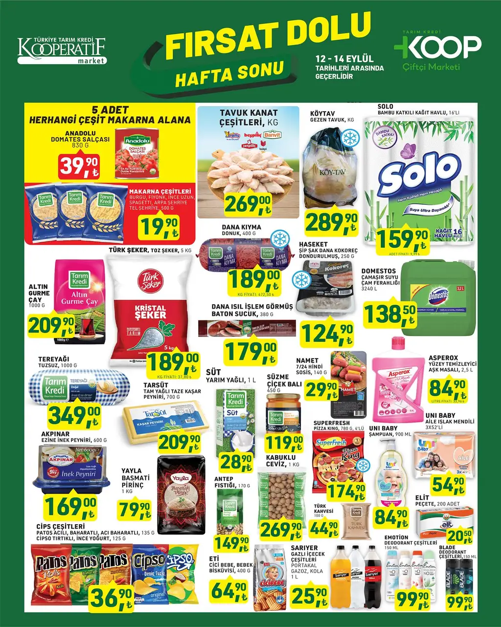 Koop 12 Eylül 2025 kataloğu - Sayfa 1