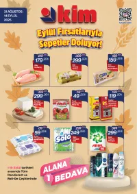 Kim Market 31 Ağustos 2025 kataloğu