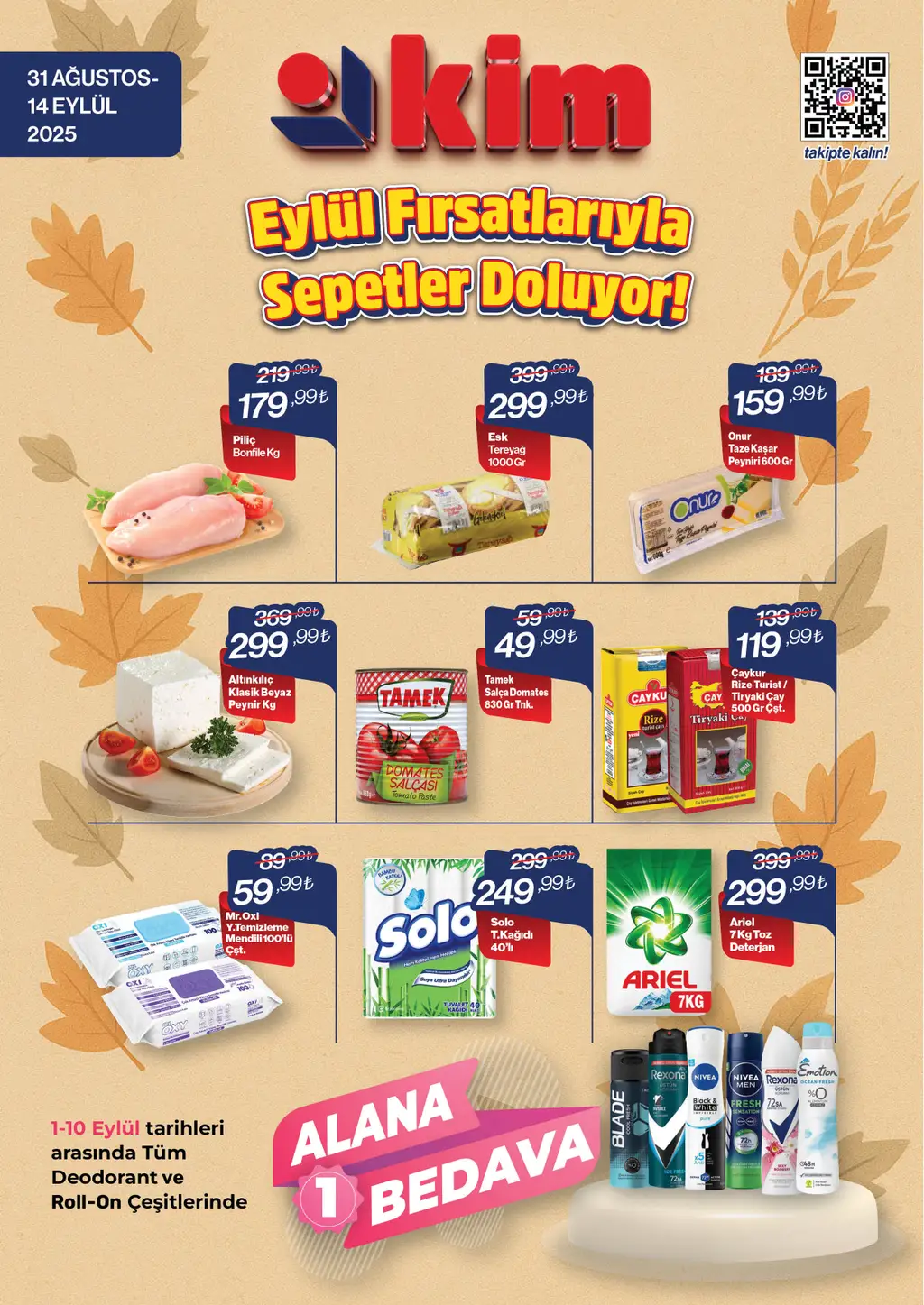 Kim Market 31 Ağustos 2025 kataloğu - Sayfa 1