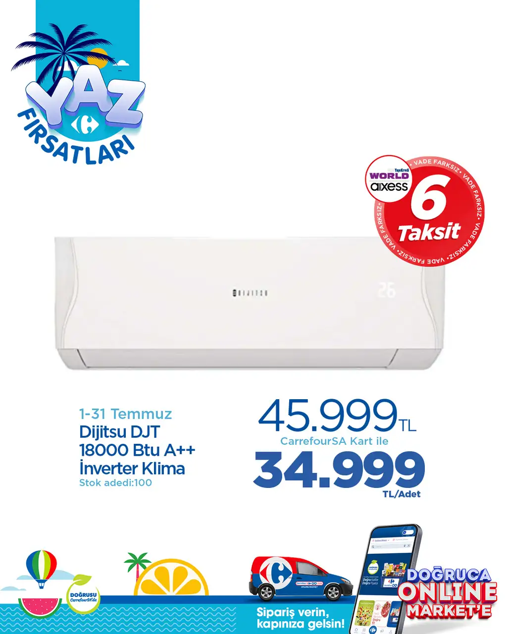 CarrefourSA 1 - 31 Temmuz 2025 Yaz Fırsatları! Klimalar, Vantilatörler Kataloğu - Sayfa 2