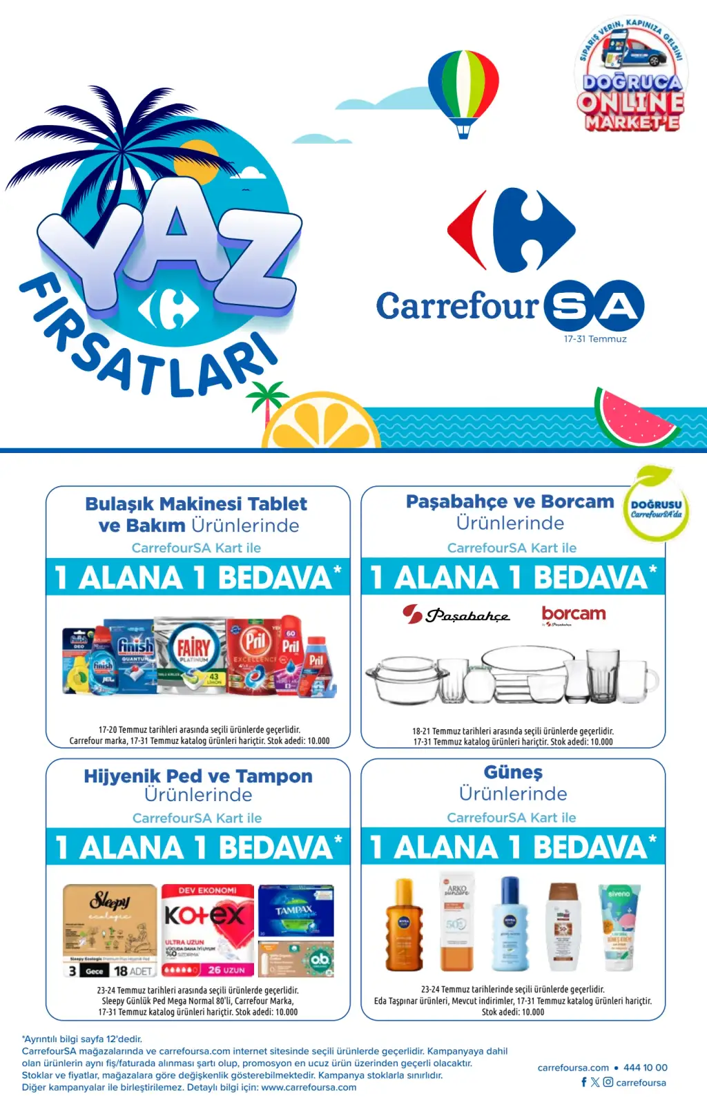 CarrefourSA 17 Temmuz 2025 Kataloğu - Sayfa 1