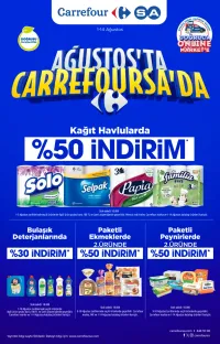 CarrefourSA Broşürü 1 Ağustos 2025 – Süpermarket Seçenekleri