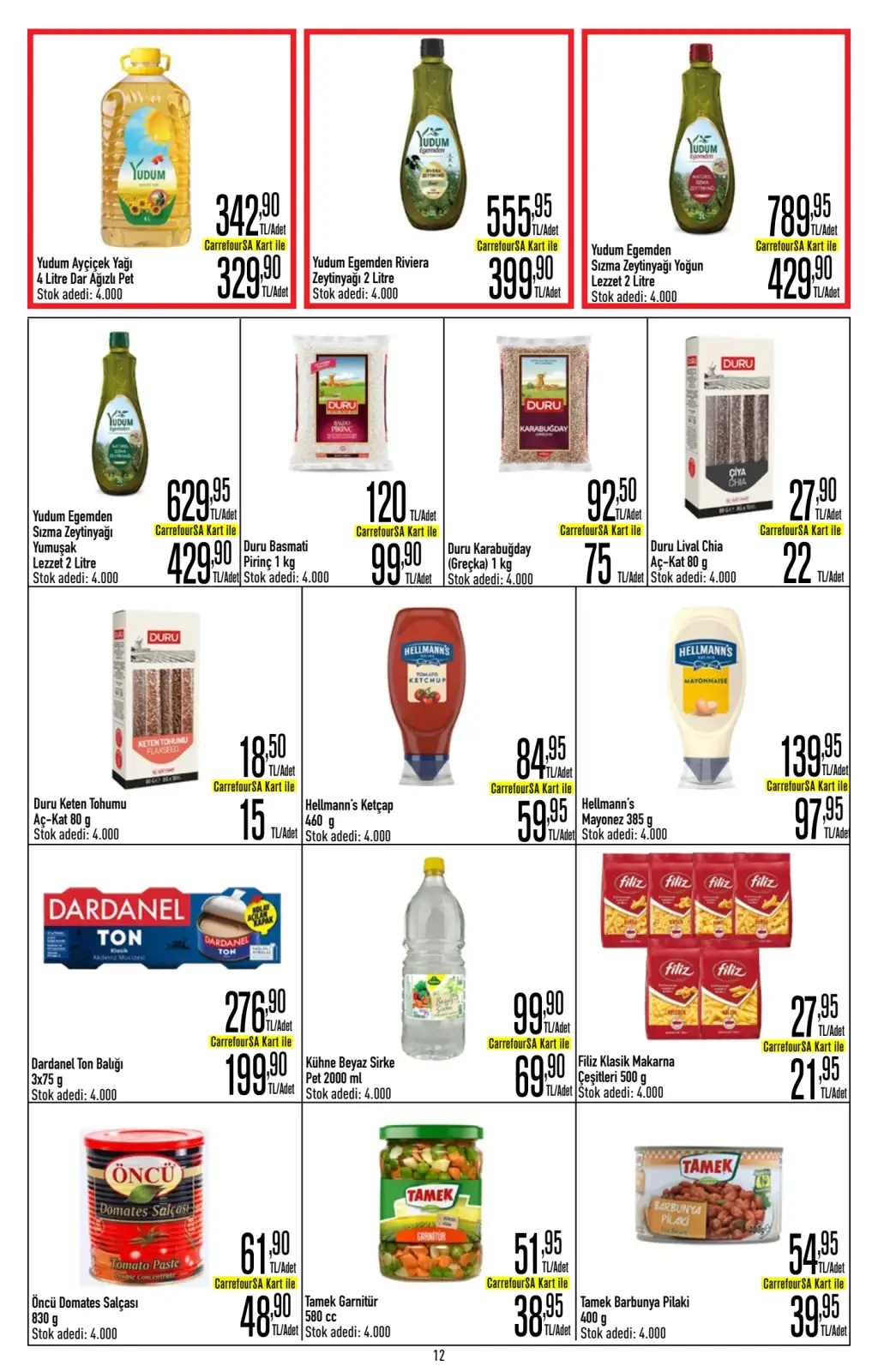 CarrefourSA Broşürü 1 Ağustos 2025 – Süpermarket Seçenekleri - Sayfa 6