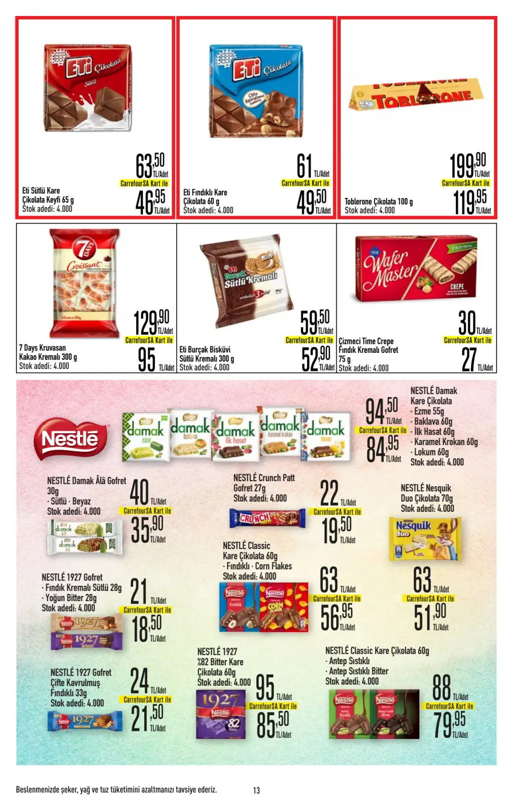 CarrefourSA Broşürü 1 Ağustos 2025 – Süpermarket Seçenekleri - Sayfa 1