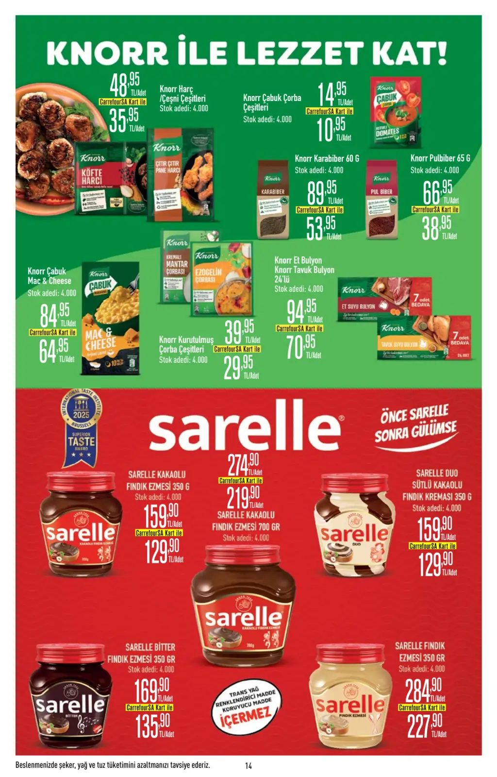 CarrefourSA Broşürü 1 Ağustos 2025 – Süpermarket Seçenekleri - Sayfa 2