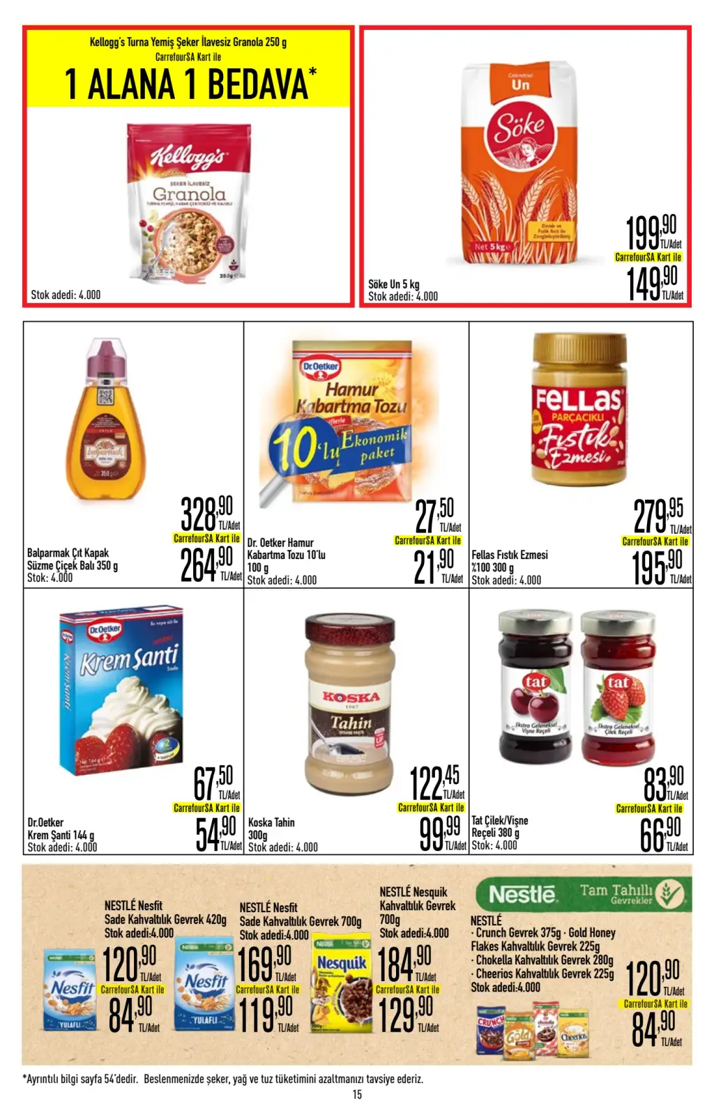 CarrefourSA Broşürü 1 Ağustos 2025 – Süpermarket Seçenekleri - Sayfa 3