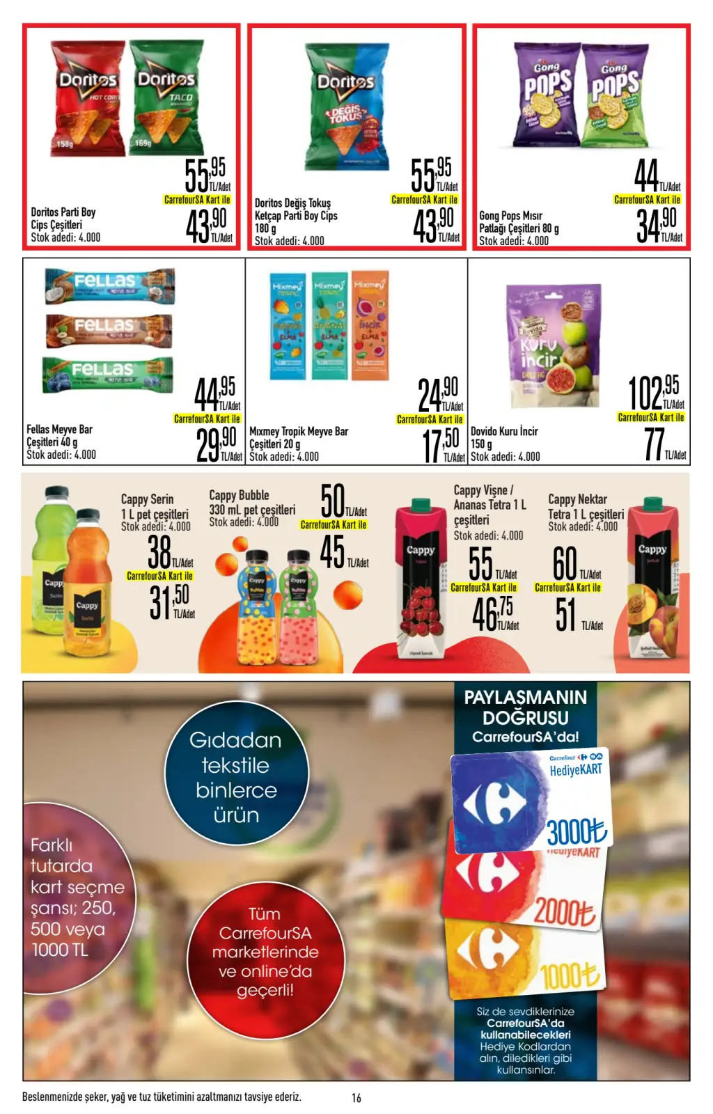 CarrefourSA Broşürü 1 Ağustos 2025 – Süpermarket Seçenekleri - Sayfa 4