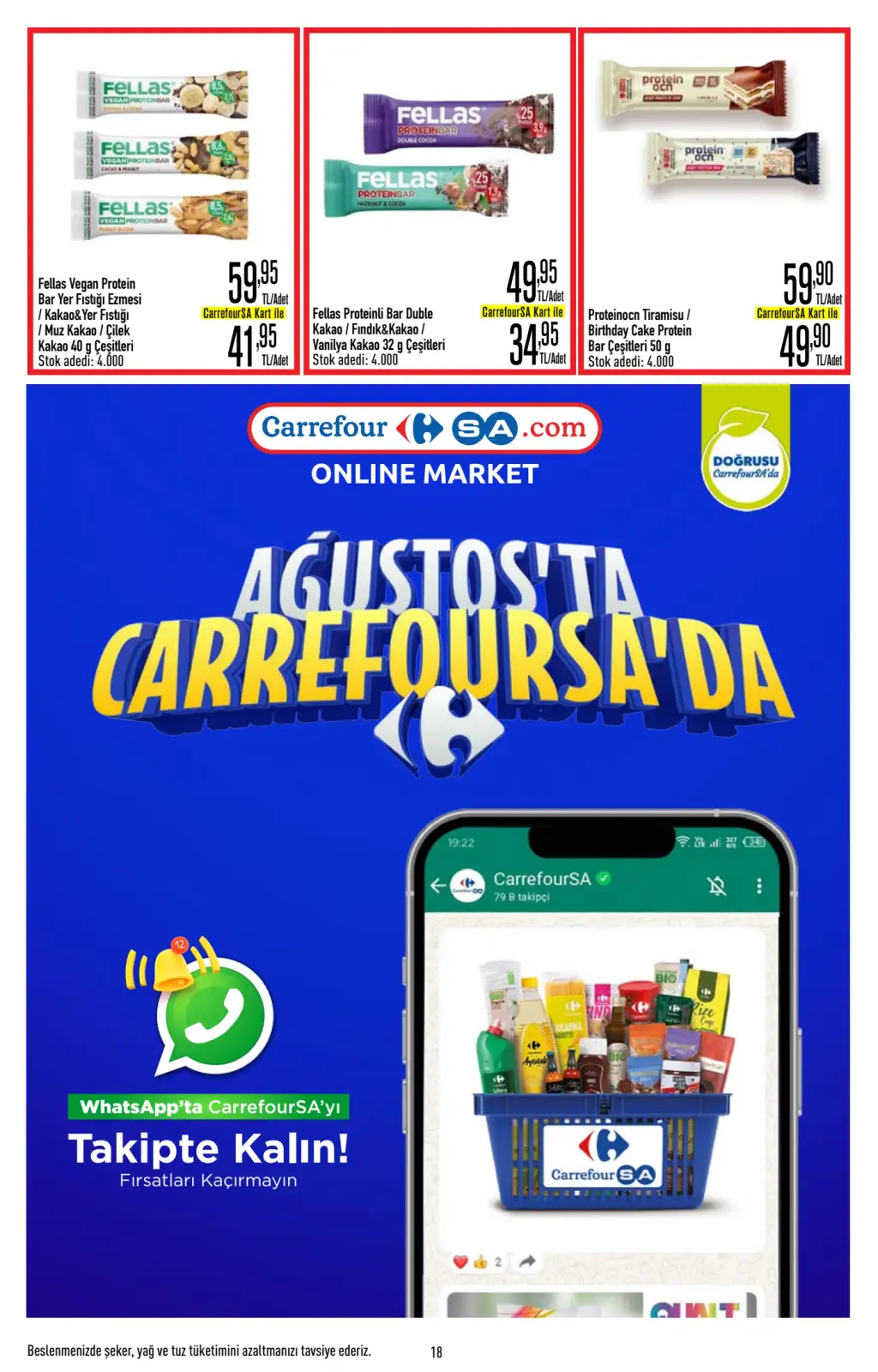 CarrefourSA Broşürü 1 Ağustos 2025 – Süpermarket Seçenekleri - Sayfa 6