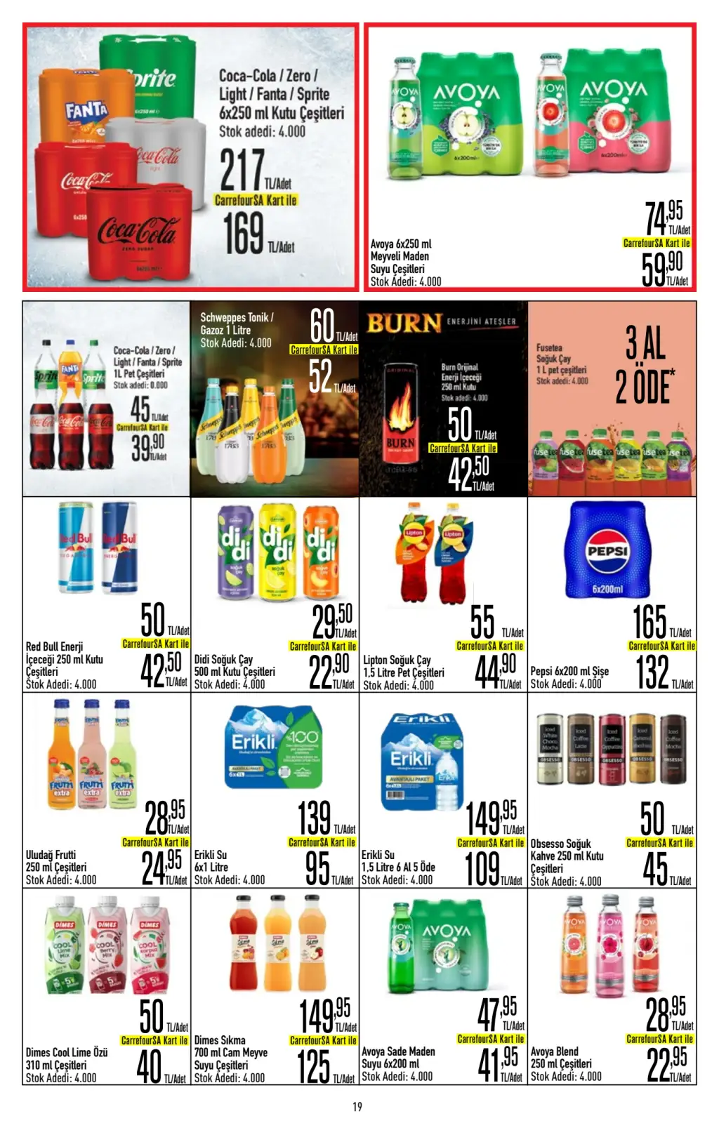 CarrefourSA Broşürü 1 Ağustos 2025 – Süpermarket Seçenekleri - Sayfa 1