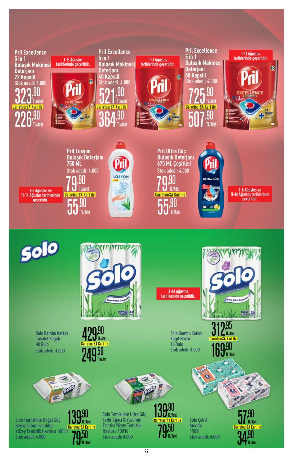 CarrefourSA Broşürü 1 Ağustos 2025 – Süpermarket Seçenekleri - Sayfa 5