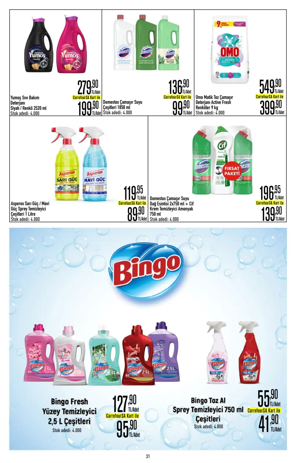 CarrefourSA Broşürü 1 Ağustos 2025 – Süpermarket Seçenekleri - Sayfa 1