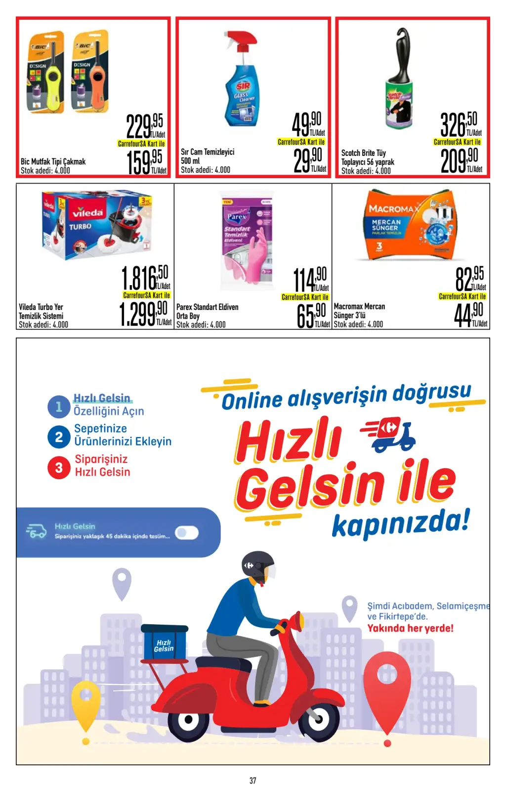 CarrefourSA Broşürü 1 Ağustos 2025 – Süpermarket Seçenekleri - Sayfa 1