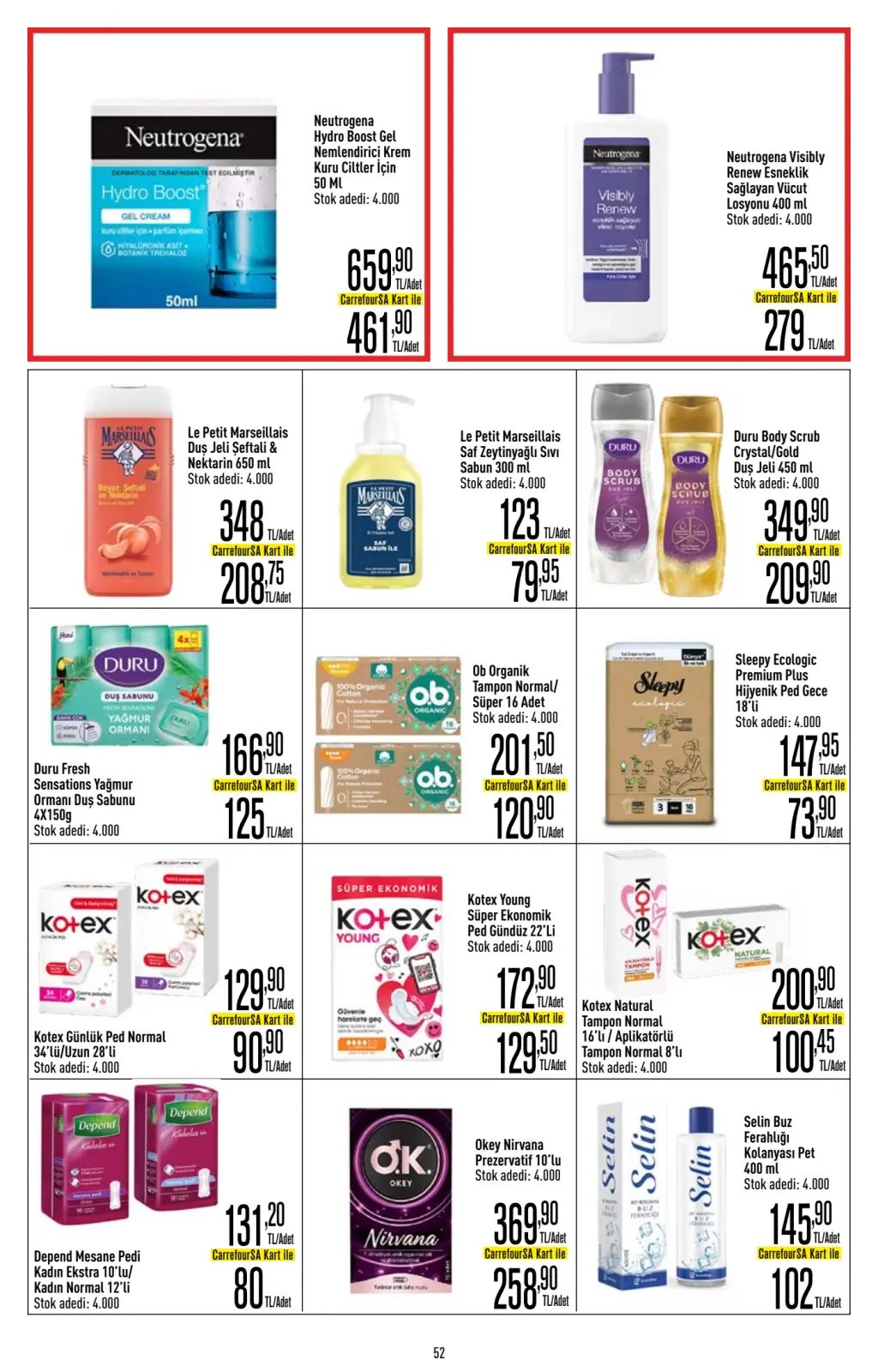 CarrefourSA Broşürü 1 Ağustos 2025 – Süpermarket Seçenekleri - Sayfa 4