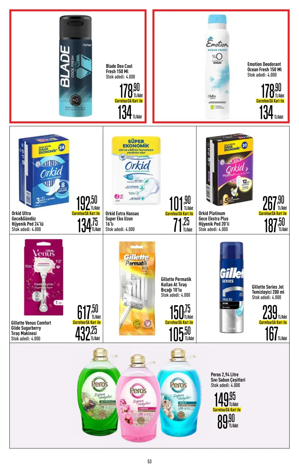 CarrefourSA Broşürü 1 Ağustos 2025 – Süpermarket Seçenekleri - Sayfa 5