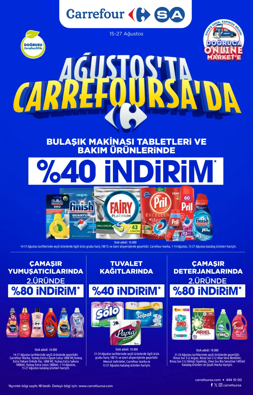 CarrefourSA Broşürü 15 Ağustos 2025 - Sayfa 1