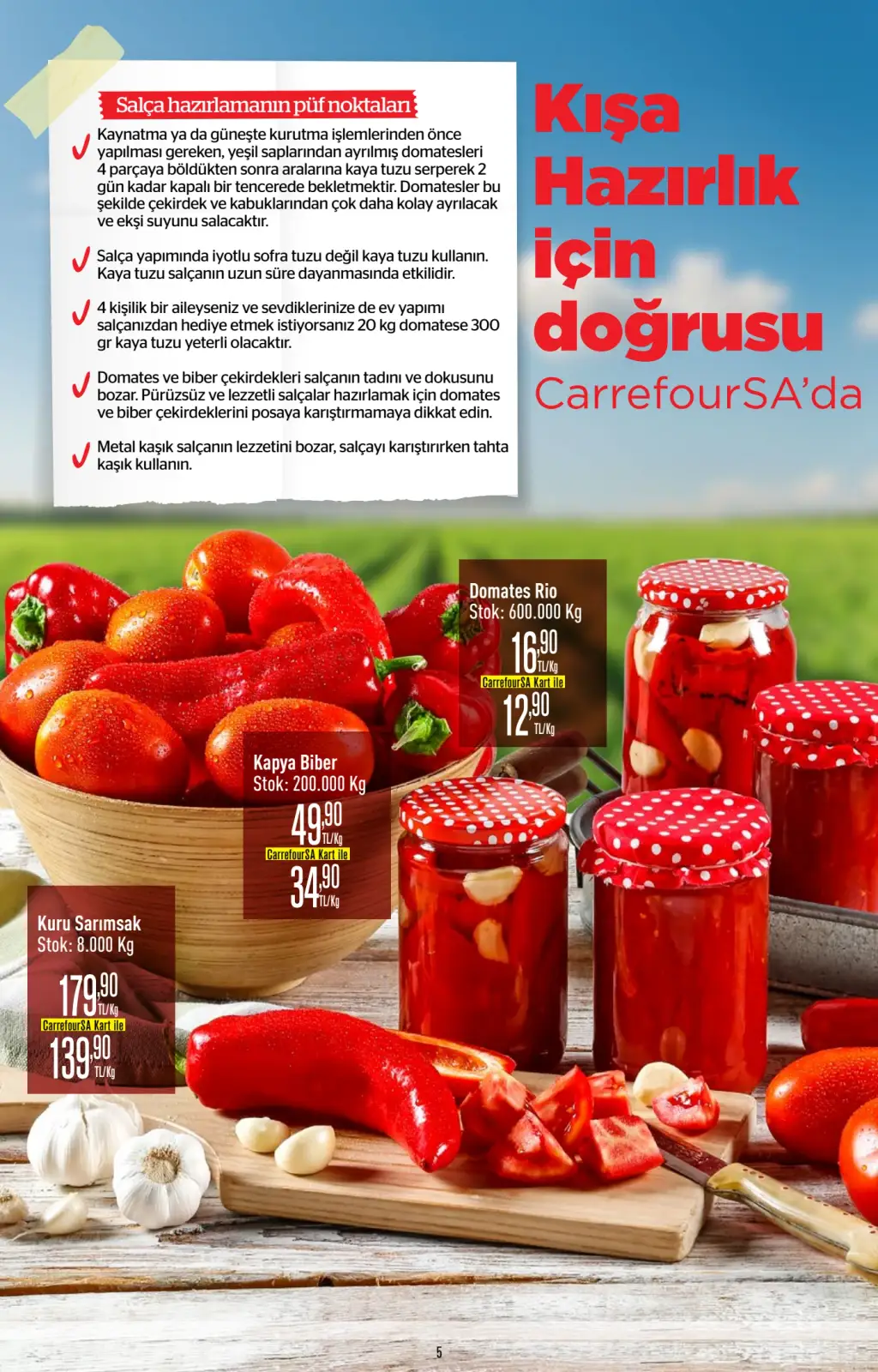CarrefourSA Broşürü 15 Ağustos 2025 - Sayfa 1