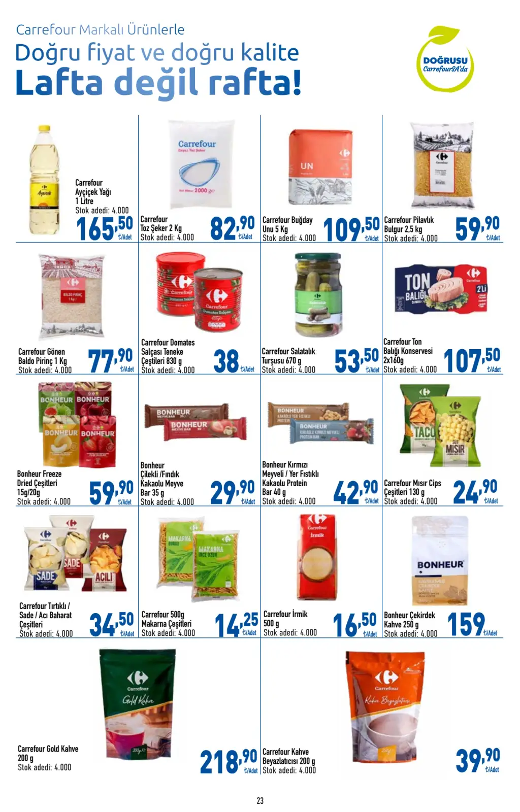 CarrefourSA Broşürü 15 Ağustos 2025 - Sayfa 1