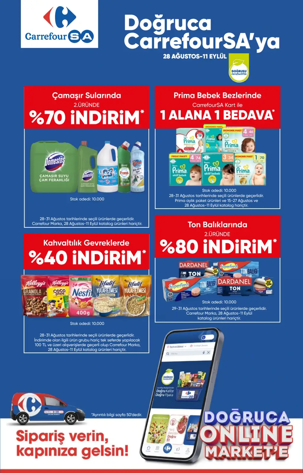 CarrefourSA Broşürü 28 Ağustos 2025  - Sayfa 1