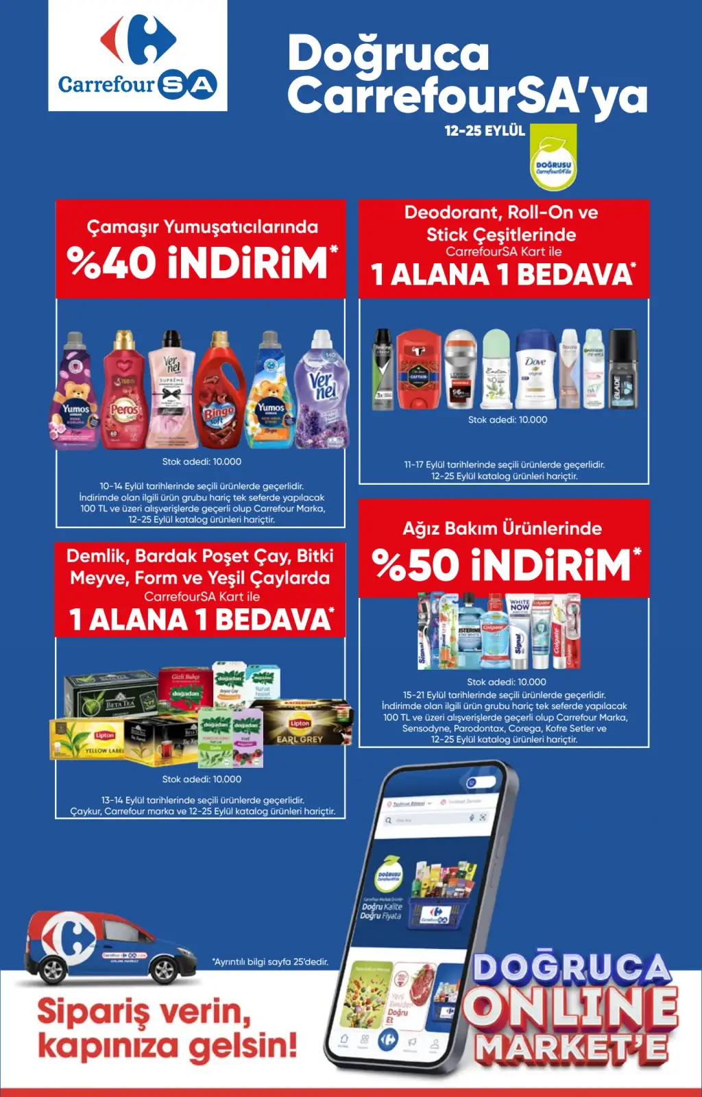 CarrefourSA 12 Eylül 2025 Kataloğu - Sayfa 1