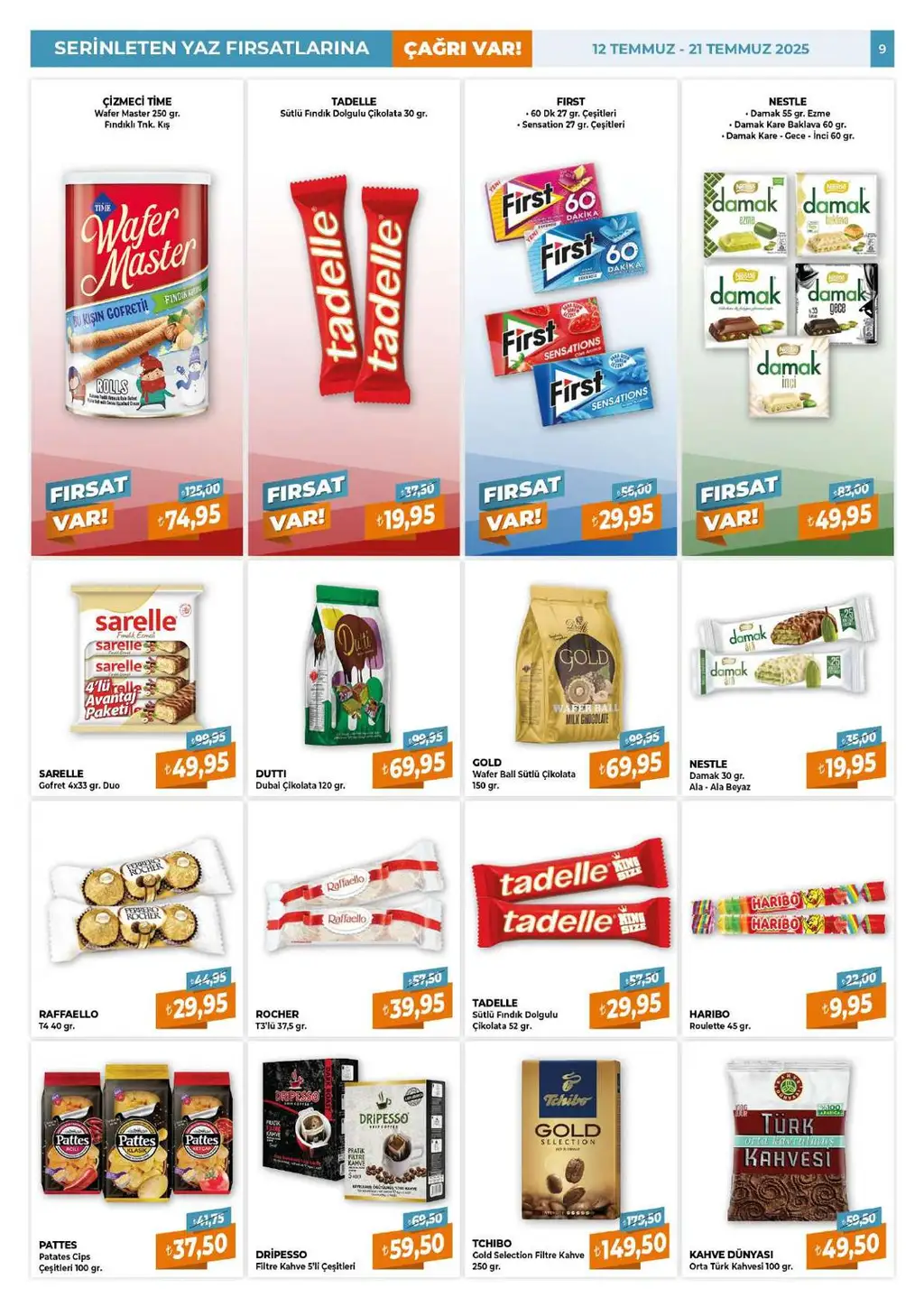 Çağrı Market 12 - 21 Temmuz 2025 kataloğu - Sayfa 1