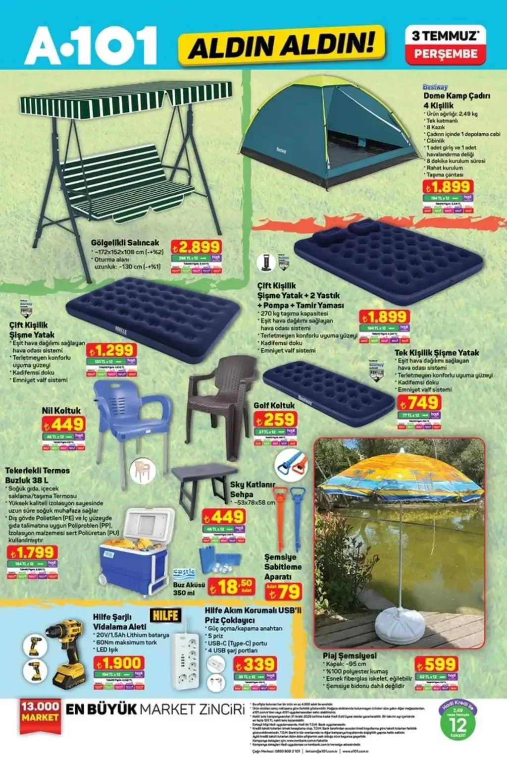 A101 3 Temmuz 2025 Kataloğu - Sayfa 1