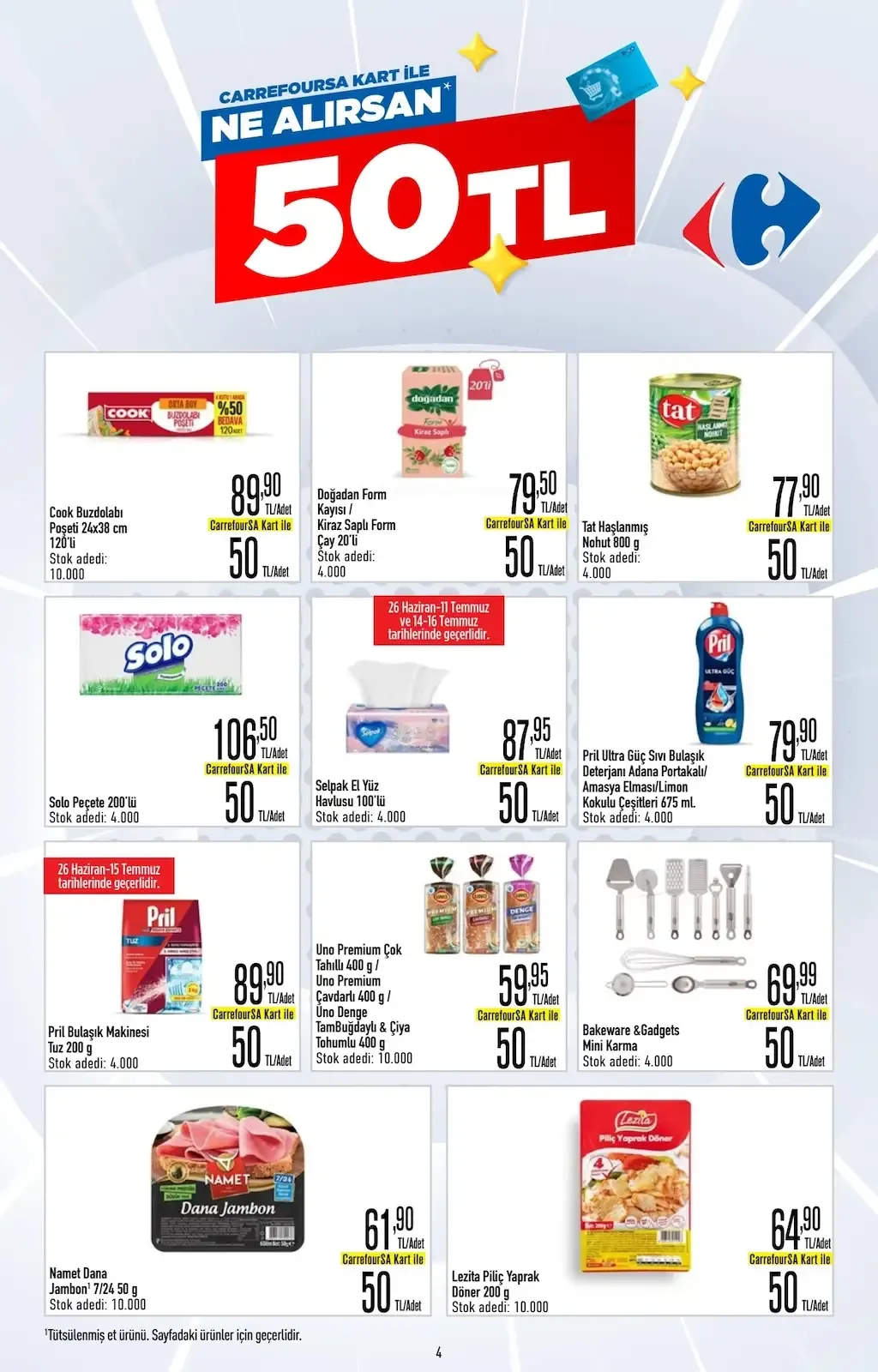 CarrefourSA Broşürü 26 Haziran 2025 - Sayfa 4