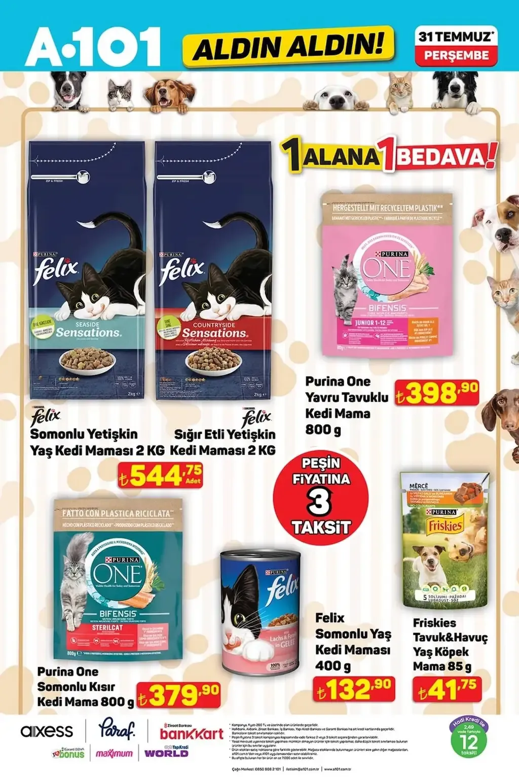 A101 31 Temmuz 2025 Kataloğu - Sayfa 1