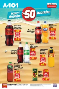 A101 9 Ağustos 2025 İkinci Üründe %50 İndirim Kataloğu