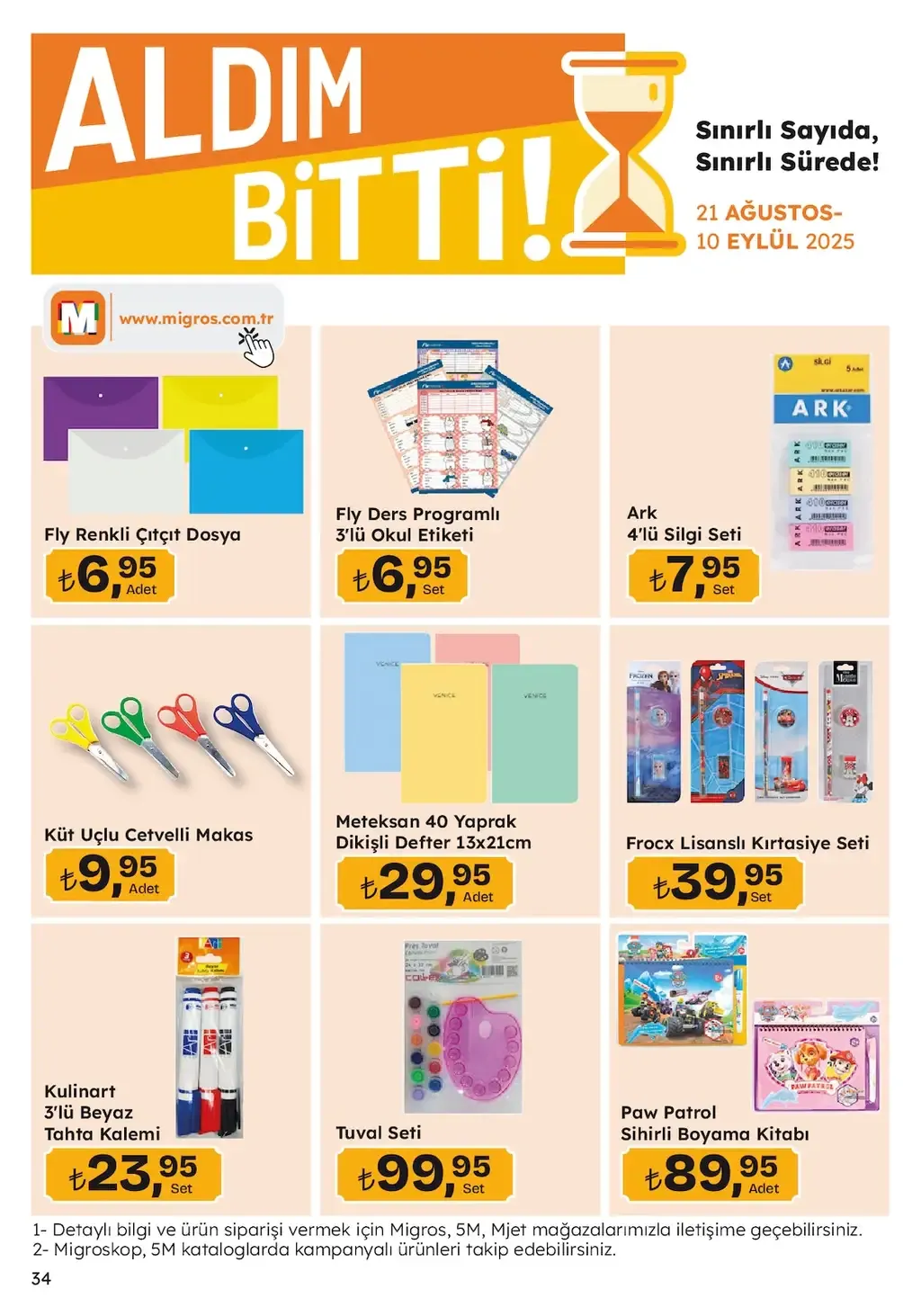 Migros Kırtasiye Kataloğu - Ağustos 2025 - Sayfa 4
