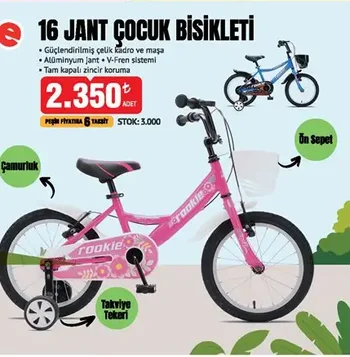 Rookie 16 Jant Çocuk Bisikleti